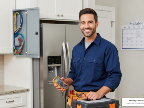 "Find a certified electrician for electrical repair friendswood who is available this week."