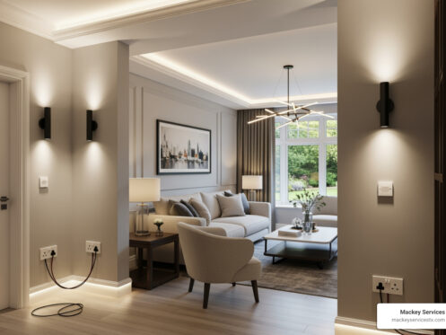 "I need to find a licensed electrician company near me for some home rewiring in Bellaire."