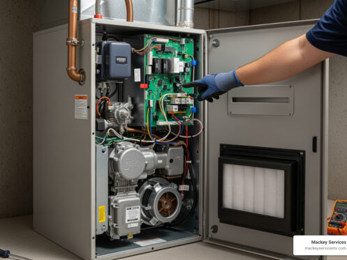 no heat from furnace repair la porte